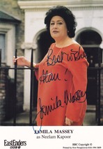 Jamila Massey Neelam Kapoor BBC Eastenders Hand Signed Cast Card Photo - £10.38 GBP