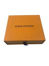 Authentic Louis Vuitton Slide Drawer Empty Gift Box 5.25&quot; x 3.5” x 1” Storage - £14.70 GBP