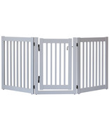 Dynamic Accents 32 in. Highlander Series Solid Wood Pet Gate Pumice Grey... - €324,23 EUR