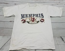 Vintage Shirt Size Medium Memphis Tennessee T-Shirt Jazz Music Print Gra... - $39.59