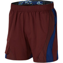 Nike Men&#39;s Project X Knit Shorts in Mystic Dates Burgundy/Blue-Size 2XL - £27.82 GBP