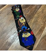 Vintage Looney Tunes Mania Neck Tie Men Accessory Taz 100% Polyester - $12.99 CAD
