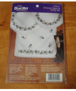 Bucilla Dresser Scarf &amp; Doily Set 65392 Ivy Kit Special Edition By Bonni... - $239.57 MXN