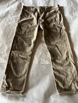 Levis 508 Pants Mens 36x29 Regular Taper Fit Khaki Jeans White Tab Y2K E... - £14.02 GBP