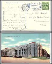 1939 MISSOURI Postcard - Saint Louis to Milwaukee, WI U3 - £2.33 GBP