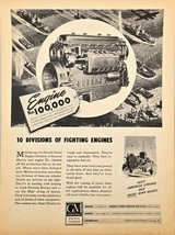 WWII-1944 Vintage Print Ad-GM-General Motors-Buy More War Bonds-Tanks,Tr... - €9,14 EUR
