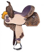 ARVAKKULA Western Leather Saddle with Free Headstall Or Breastplate (16 ... - £443.31 GBP