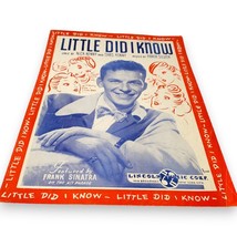 Vintage 1943 Frank Sinatra Sheet Music – Little Did I Know – Hit Parade Feature - £3.80 GBP