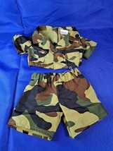 Build A Bear Clothing fatigues army uniform green camo - £9.11 GBP