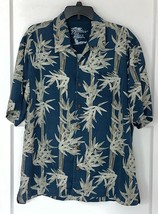 Hawaiian Style Shirt - Jamaica Jaxx - Bamboo Print Pattern - Sz XL - £19.80 GBP