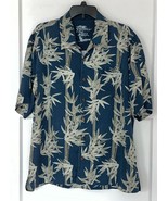 Hawaiian Style Shirt - Jamaica Jaxx - Bamboo Print Pattern - Sz XL - £19.47 GBP