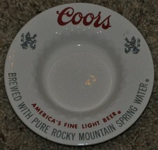 Coors Light Decorative Bowl Ash Tray Bar Plates Ceramic  - $18.69
