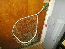 Vintage Fishing Dip Net 29&quot; Long With Aluminum Frame And Plastic Handle ... - £66.33 GBP