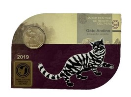 Peru Blister 1 Sol 2019 &quot;Mono Choro Cola Amarilla&quot; UNC - $24.99