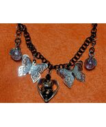 Custom Designed Glass choker-W-Butterfly accent.C.2024 - $23.80 CAD