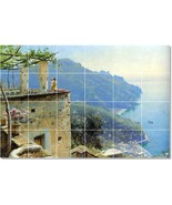 Peder Mork Monsted Waterfront Painting Ceramic Tile Mural BTZ22875 - $328.24 CAD+