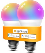 Refoss Smart Bulbs: A19 Led Bulb, E26 Fitting, 2700K-6500K, And Google H... - £25.06 GBP