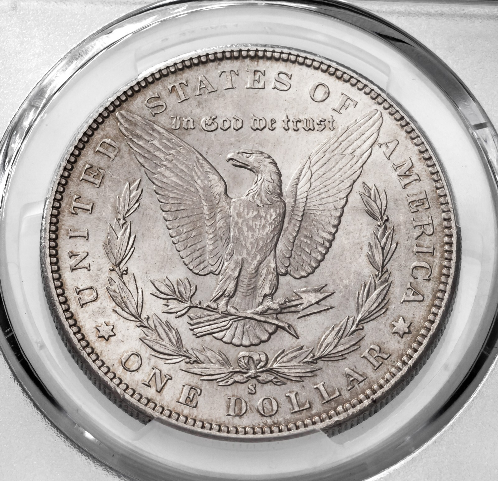 1891-S Morgan Dollar Graded By PCGS As MS63 Gorgeous Coin Item image 4