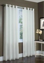 ThermaVoile Rhapsody Lined Grommet Top Panel Ivory 54&quot; X 95&quot; - $42.74