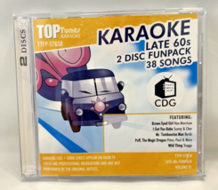 CD Karaoke Late 60&#39;s Songs 2 Discs 38 Songs - £8.51 GBP