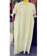 Victorian Long Baby Dress with plain yoke - £27.73 GBP