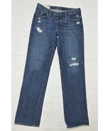 Abercrombie &amp; Fitch Men&#39;s Distressed Classic Straight Jeans 34x34 Button... - $47.88 CAD