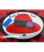 Paint The Town Red Lady Tea Pot NIB #13422 - $34.66 CAD