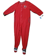 Women&#39;s Paul Frank Footed Monkey Pajamas One Piece Red XL NEW W TAGS See... - £25.31 GBP