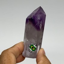 92g, 3&quot;x1.2&quot;x1&quot;, Natural Amethyst Tower Point Obelisk @Brazil, B32312 - £72.79 GBP