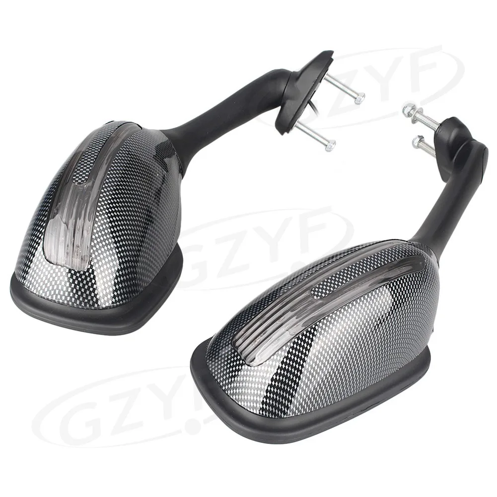 LED Rear View Mirrors   GSXR 600 750 2006 - 2015 &amp; GSXR1000 2005 - 2015 - £200.54 GBP