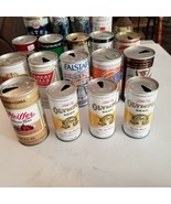 Vintage Empty Pull Tab Beer Can Lot of 19, Instant Collection, Bar Decor - £31.12 GBP