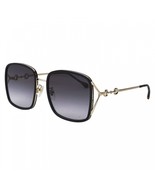 GUCCI GG1016SK 001 Black/Grey Gradient 58-20-140 Sunglasses New Authentic - €271,79 EUR