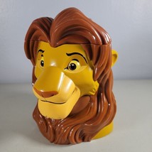 Lion King Simba Mug Cup Stein Rare 3D Collectible Flip Top Disney On Ice - $11.71