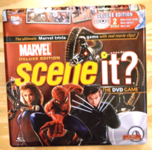 Marvel Ultimate Trivia Deluxe Edition Scene It? DVD Game Tin 2 Discs! Complete - £14.86 GBP