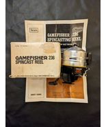 Game Fisher 236 Spin Cast Reel Sears Roebuck Box Instructions Ted Willia... - €43,93 EUR