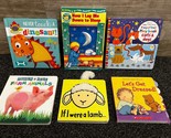Childrens Sensory Board Books ~ Lot of 6 Baby Toddler Touch &amp; Feel Board... - $14.50