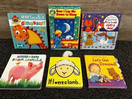 Childrens Sensory Board Books ~ Lot of 6 Baby Toddler Touch &amp; Feel Board Books - £11.77 GBP
