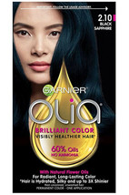 Garnier Olia Brilliant Color Hair Dye, 2.10 Black Sapphire - £12.47 GBP