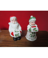 Santa and Mrs Claus slat and pepper shakers, 3&quot;  by Lenox  [NIB] - $40.60 CAD