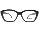 Burberry Eyeglasses Frames B2265 3683 Tortoise Black Square Thick Rim 53... - $102.63