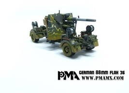 PRECISION MODEL ART PMAP0312 1/72 GERMAN 88MM FLAK 36 CAMO 1942 - IN STO... - $59.19
