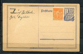 Germany Uprated Postal Stationery Post Card 1922 Used Mi P148 gps364s - £3.21 GBP