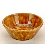 4&quot; Porcelain Bowl, Brown Spongeware, Snacks, Side Dish, Dipping Sauce, D... - $20.10 CAD