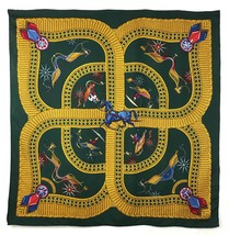H836 Hermes scarf silk scarves silk scarf silk for scarves vintage scarf shawl - £348.89 GBP