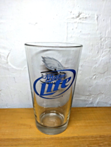 Miller Lite Eagles Football Beer Glass Conical Pint - 16 oz - Fast Ship! - $14.09