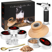 TYRSEN Cocktail Smoker Set, Cocktail Smoker Kit with Torch, Old Fashioned Whiske - £16.29 GBP