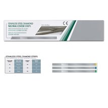 Dental Diamond Strips- Medium, Coarse or Extra Fine - 6 pcs 4mm Gapped Center -S - £10.94 GBP