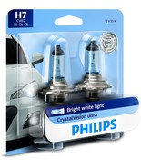 Philips H7 CrystalVision Ultra Upgraded Bright White Headlight Bulb, 2 Pack - $1,250.11 MXN