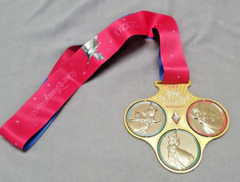 Walt Disney 2020 Disney Fairy Tale Challenge Triple Medal 10k Half Marat... - $64.35