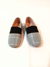 Girls Shoes Sinai New Original Box Black Houndstooth Loafers Flats Slip Ons - €5,13 EUR